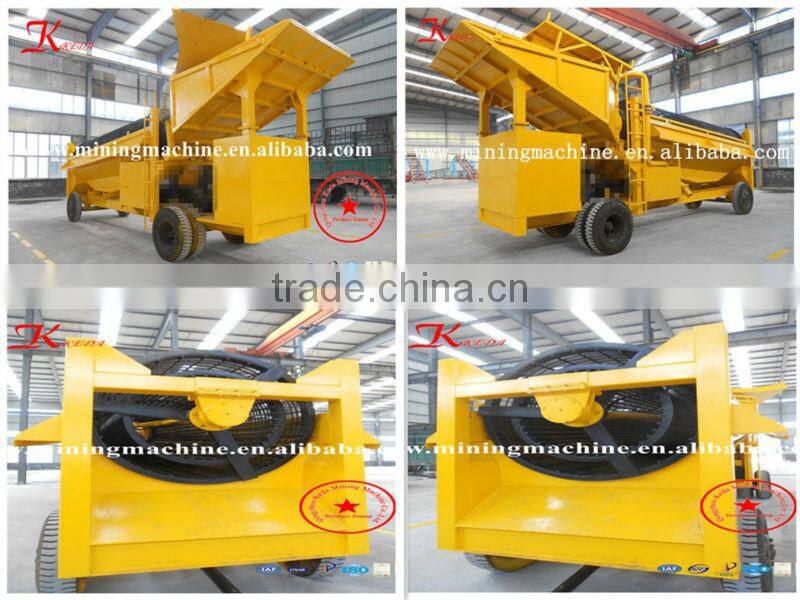 CN Reverse Helix Gold Trommel with Patent for Sale