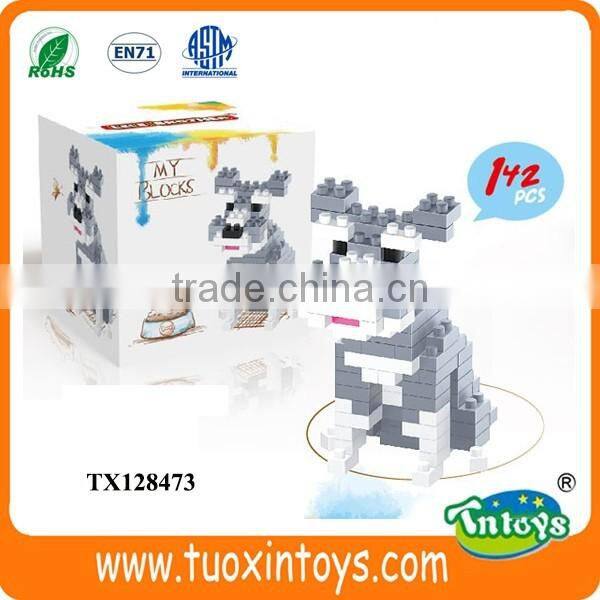 world famous building 3D puzzle miniature kids interlocking block