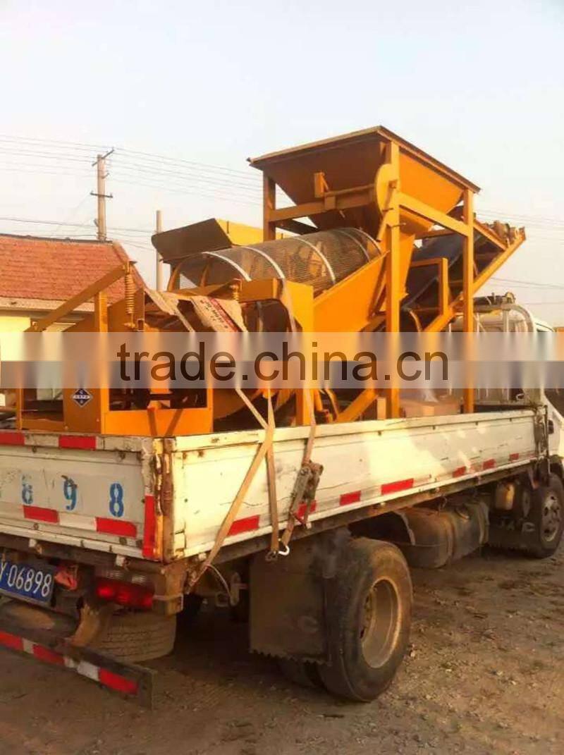 Widely used in power plants and construction site Diesel sand screener machine manufacturer