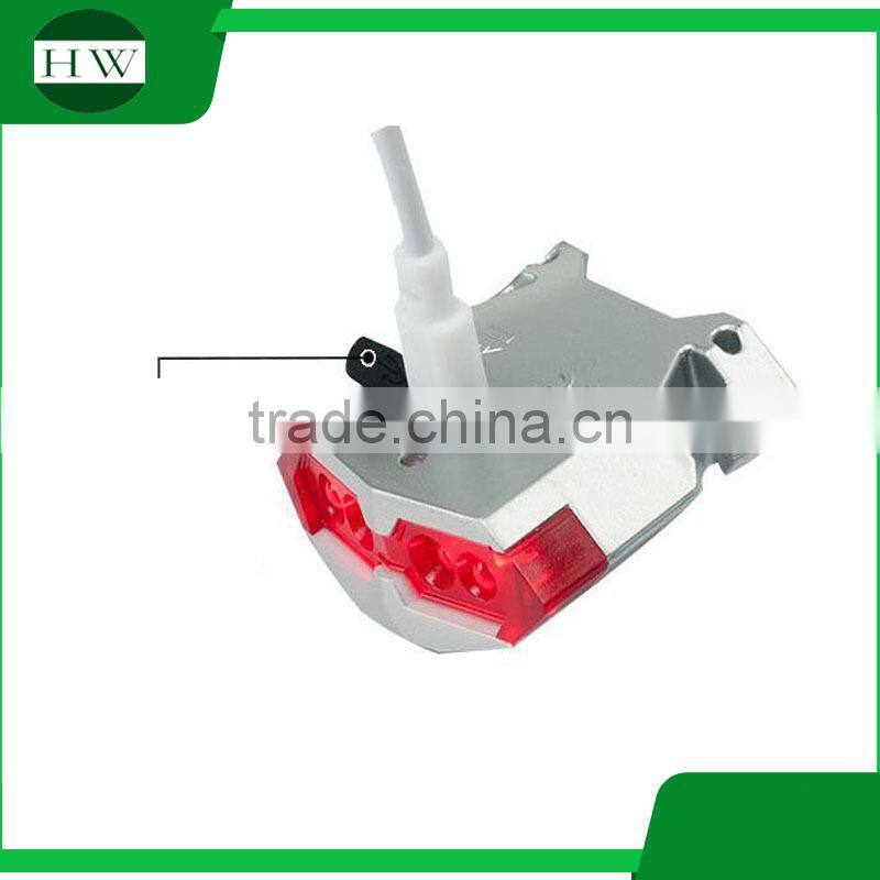 Bicycle tail and rear lights rechargeable usb waterproof shockproof 4 flash warning modes laser 4 led bike light bicycle light