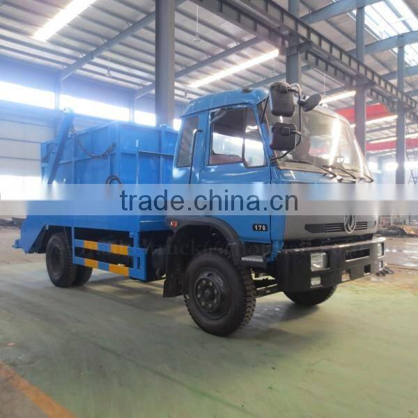 170hp 4*2 DONGFENG Garbage Truck with underground bucket 6ton
