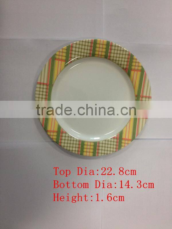 Melamine plate / melamine dinner plates / cheap dinner plates
