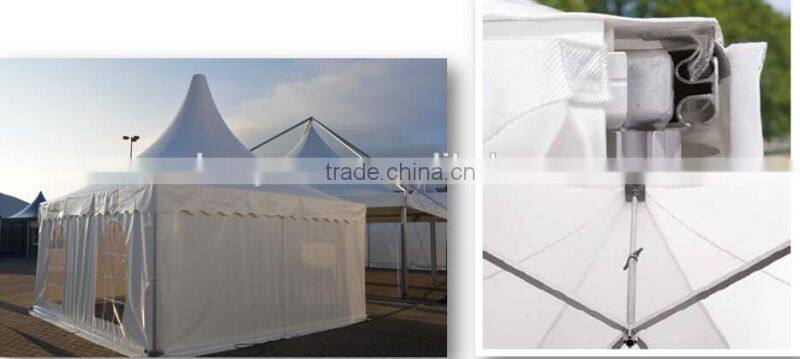 10 x 10 m white gazebo party tent canopy with side walls