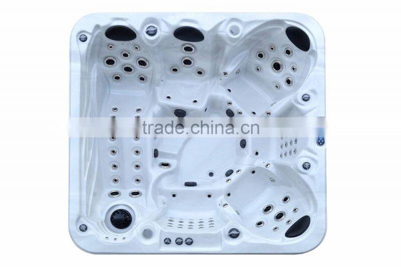 Led lighting spa whirlpool with stereo music