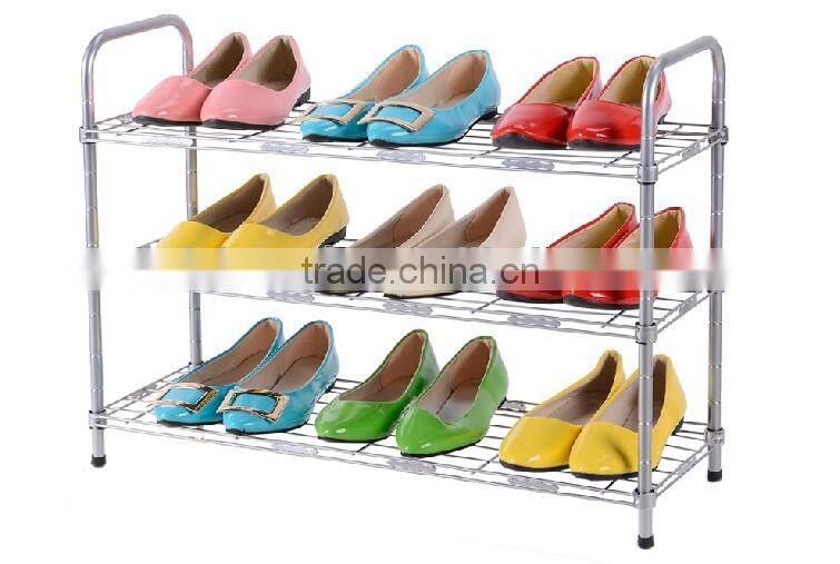 vivinature metal wire 16Pair Shoe Rack, White