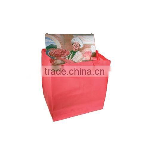 Useful recycle food non woven bag pizza bag