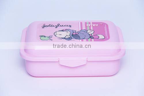 PP material Kids Plastic lunch boxes/children's lunch box/plastic food container