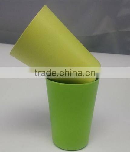 Bamboo fiber biodegradable coffee mugs with lids and sleeve