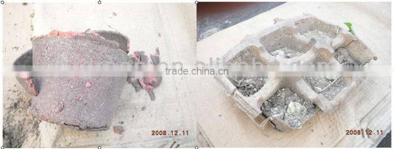 bio & eco square bamboo fiber flower pots