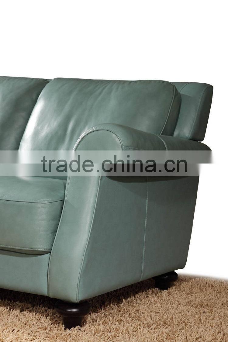 high quality top grain leather 12 3 sectional sofa