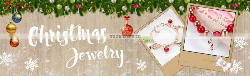 2016 latest design merry Christmas gift jewelry fashion link bracelets with santa claus and reindeer
