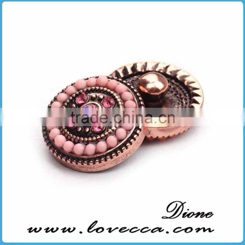 Made In China Snap Buttons,Custom Snap Buttons with seed beads,Classic Accessories Snap Button Jewelry