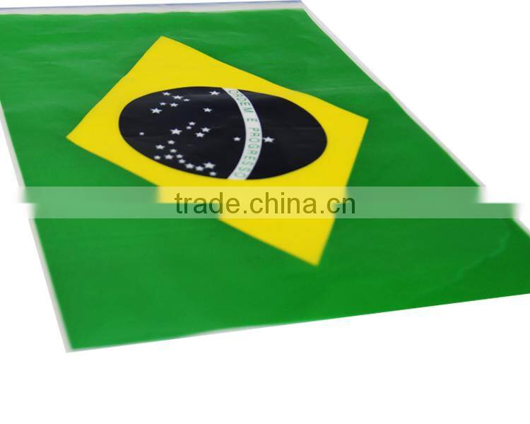 Great quality plastic fans horn with flag 2015 popular sales plastic Football Horn With Flag