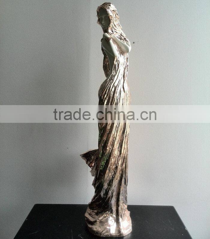 Polyresin gril sculpture