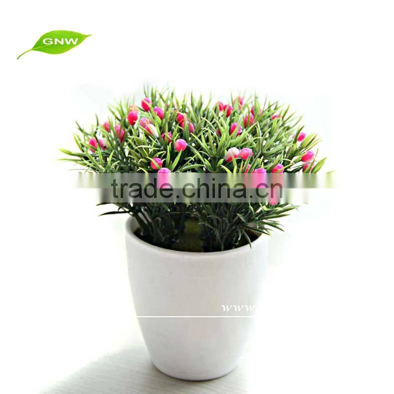 GP004 GNW plastic bonsai plants with balcony flower pot decoration of houses interior and wedding