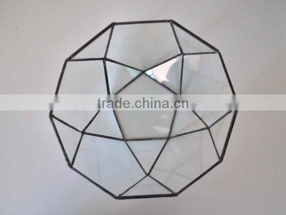 Geometric Handmade Glass Bowl Star 3 sizes Glass Terrarium