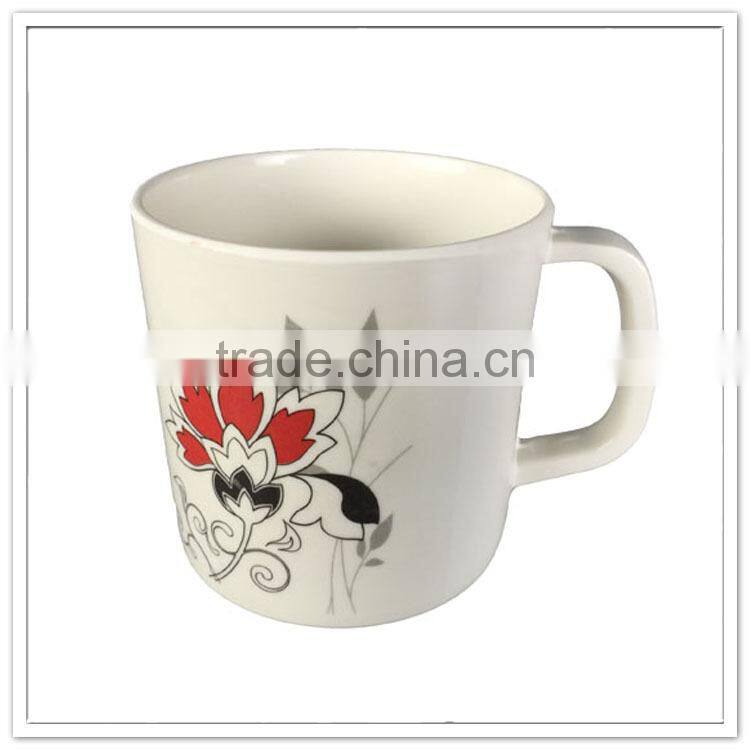 Bargain price hot selling 22oz white printed melamine reusable plastic hot drink cups, plastic cups drinking cups