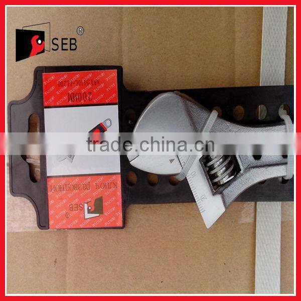 Carbon SteelRubber Handle 10" Adjustable Wrench