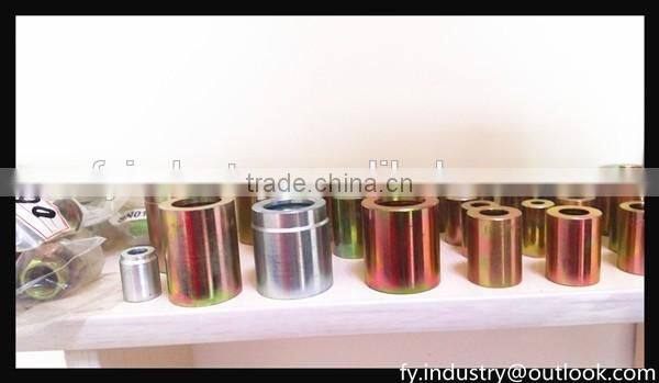 CNC manufacture SAE/EN hose hydraulic ferrule/hydraulic hose ferrules 00TF0 FOR TEFLON HOSE 01100 02100 00400