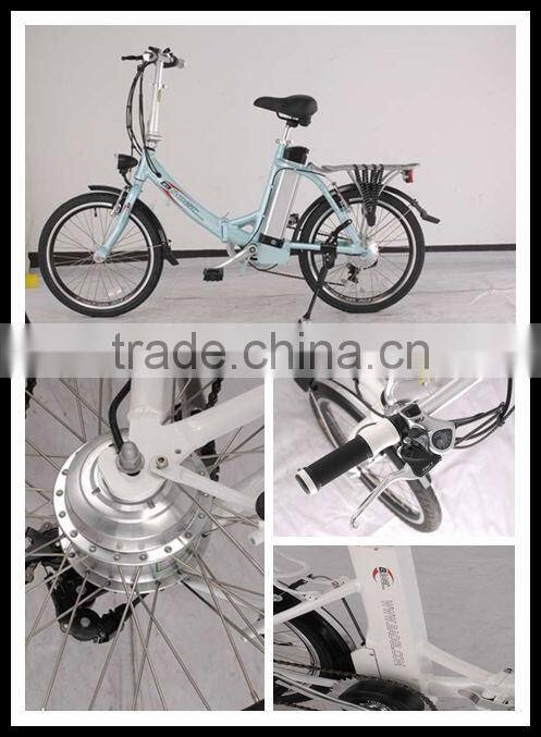 electric folding bike with PAS