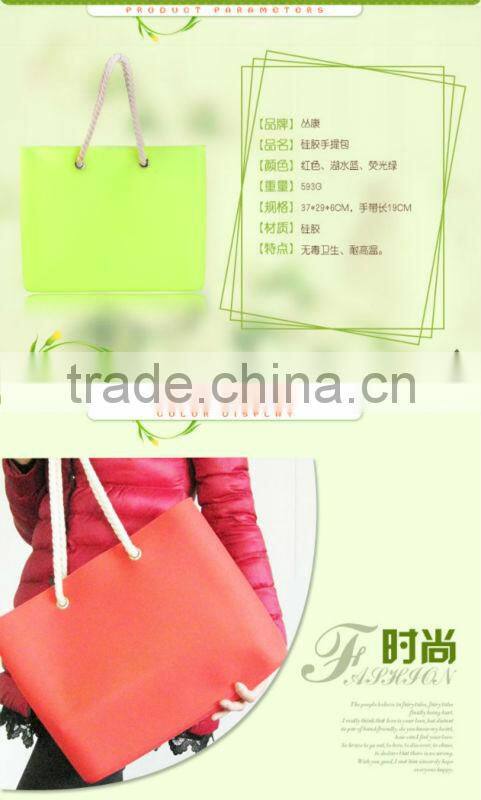 factory price silicone ladies shoulder bags