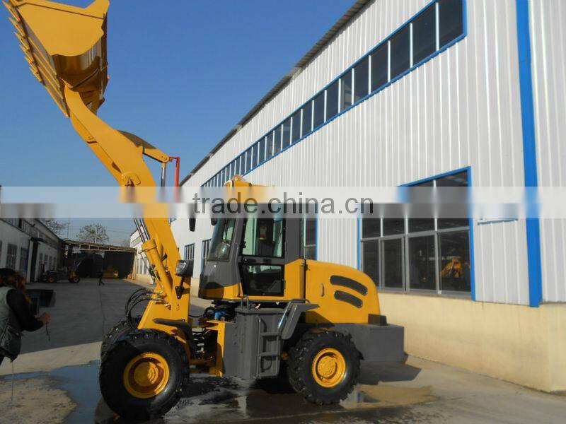 ZL16 front end loader grapple with snow plow