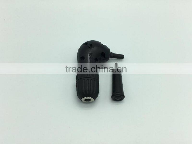 Right angle drill adaptor with keyed chuck