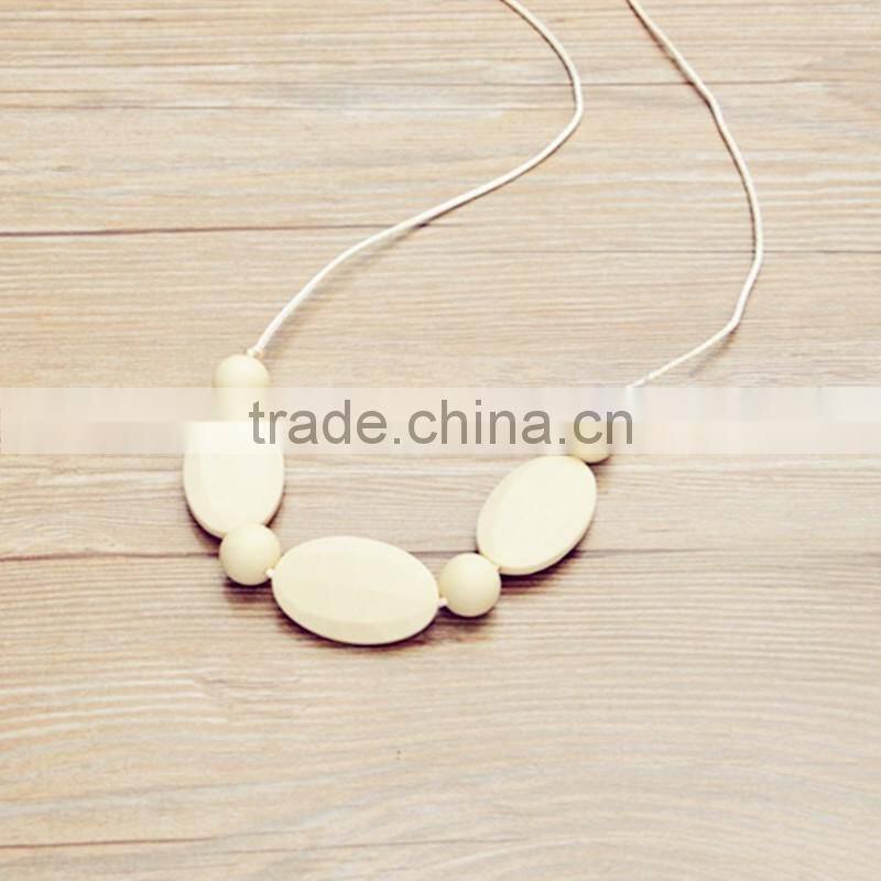 Safe jewelry Teething Necklace for mom and baby Teether Baby gift