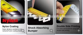 Customized promotional new abs rubber factory measuring tape