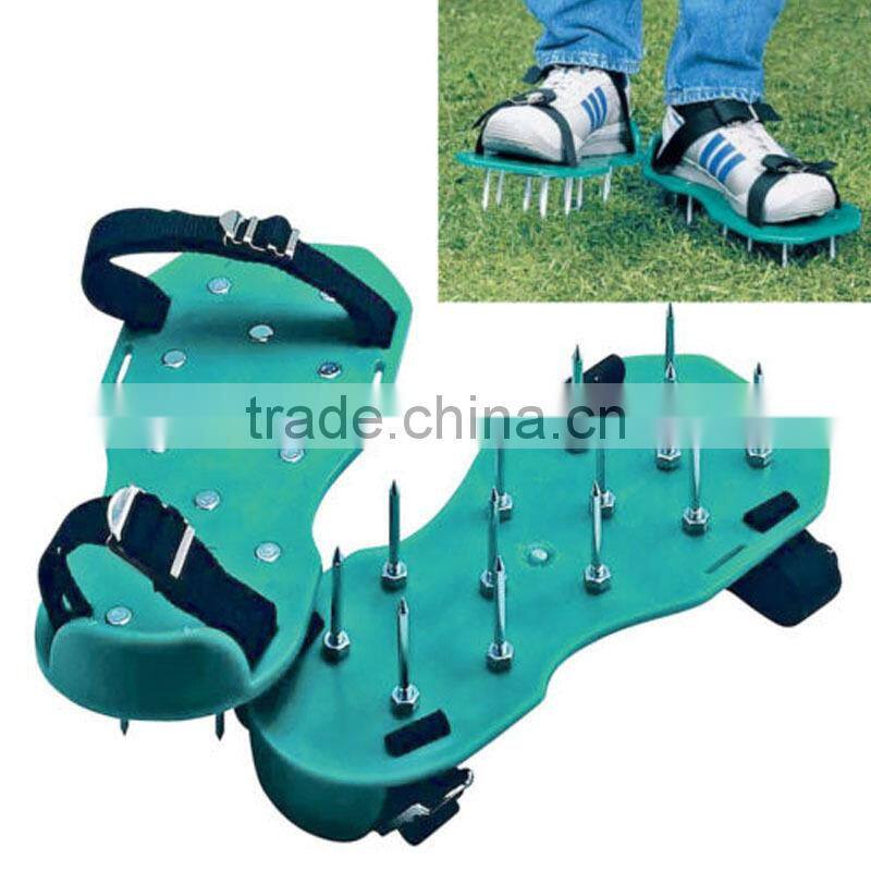 Lawn Loosen The Soil Care Grass Sod Spike Spiked Strap Shoes Garden Tool