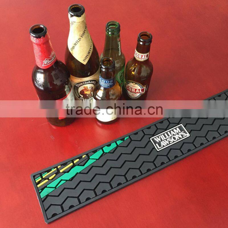 durable 3D logo pvc bar mat rubber bar mat