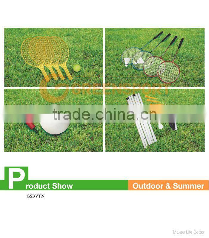 children game set badminton, volleyball, tennis set