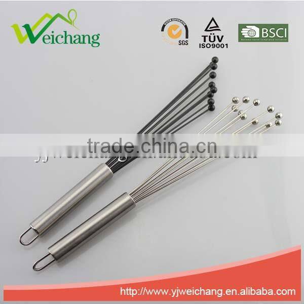 WCR042 Good quality Egg whisk Silicone Wire Whisk, Egg Frother, Milk & Egg Beater Blender 12" hot sales