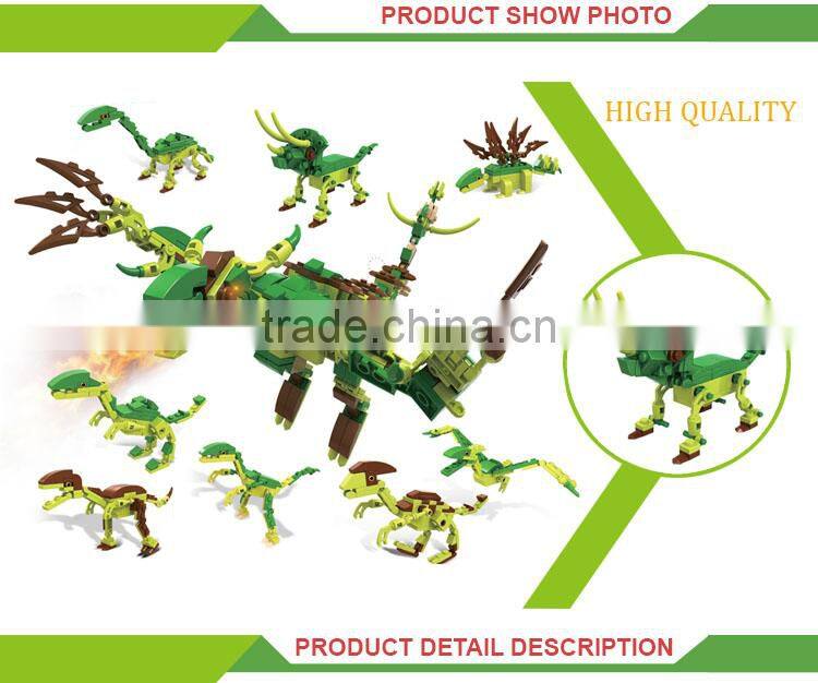 Hot iterm kid educational building blocks new dinosaur toys for 2017