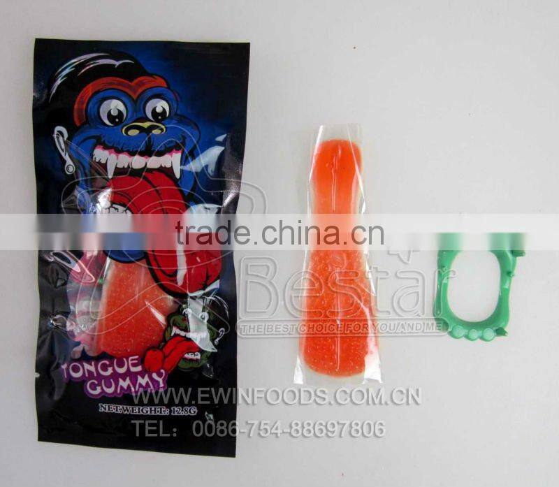 Big Halal Devil Teeth And Tongue Gummy Candy