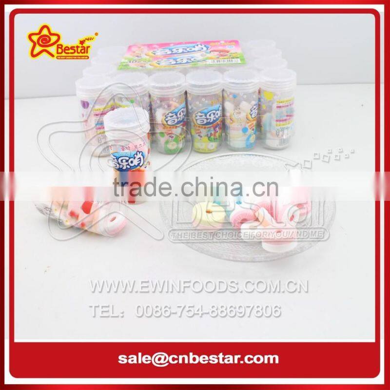 Bottle Packing Rainbow Chewing Candy Fruity Flavor