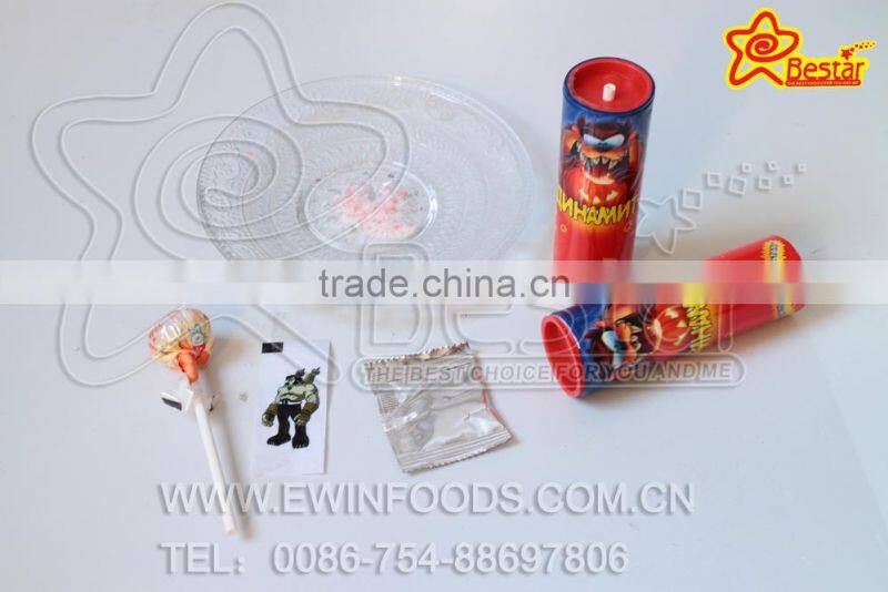 Firecracker Lollipop Popping Candy With Tattoo