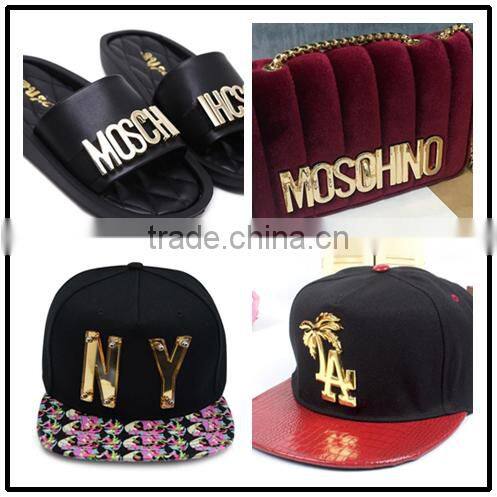 brannd metal logo metal letter