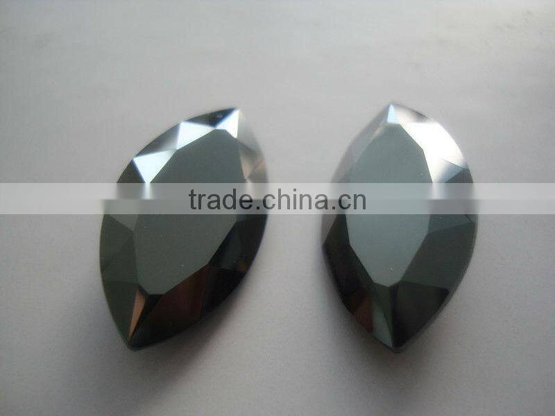 crystal beads square shaped point back for garment
