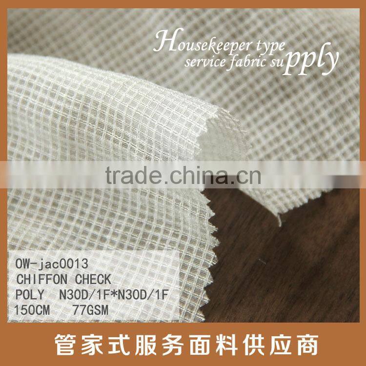 new fashion poly chiffon check hot new chiffon check