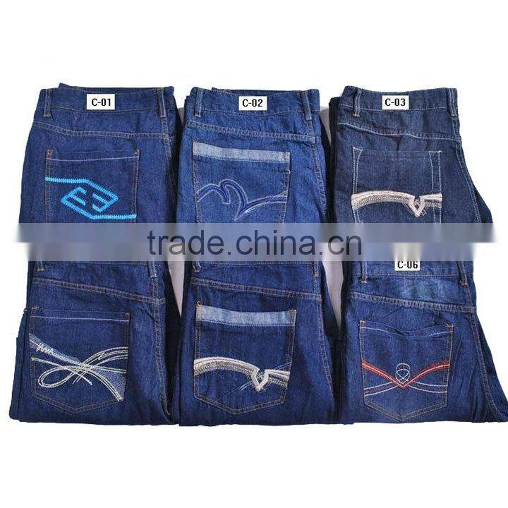 Fashion men wholesale cheap jeans bulk wholesale jeans stock jeans