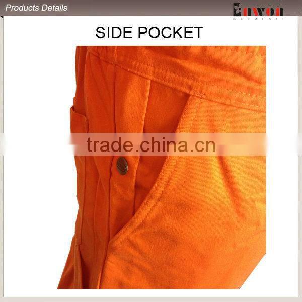 New Design Breathable Reflective Orange Cotton Coveralls
