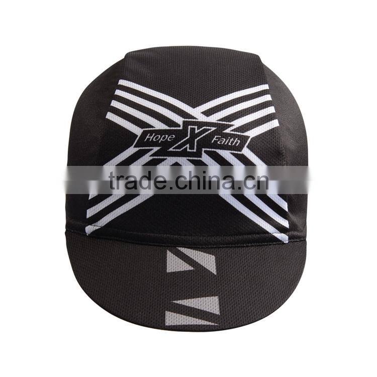 OEM 100%polyester dry fit custom cycling camp cap hat
