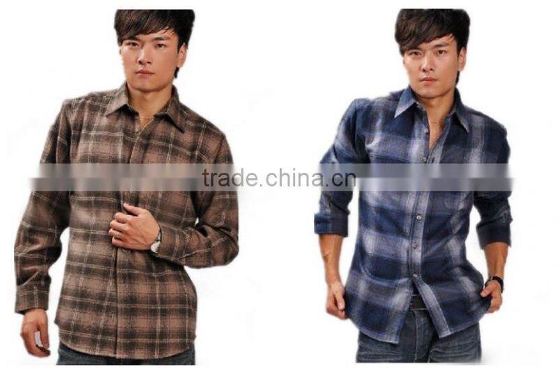Men's Long Sleeve Flannel Casual Shirt