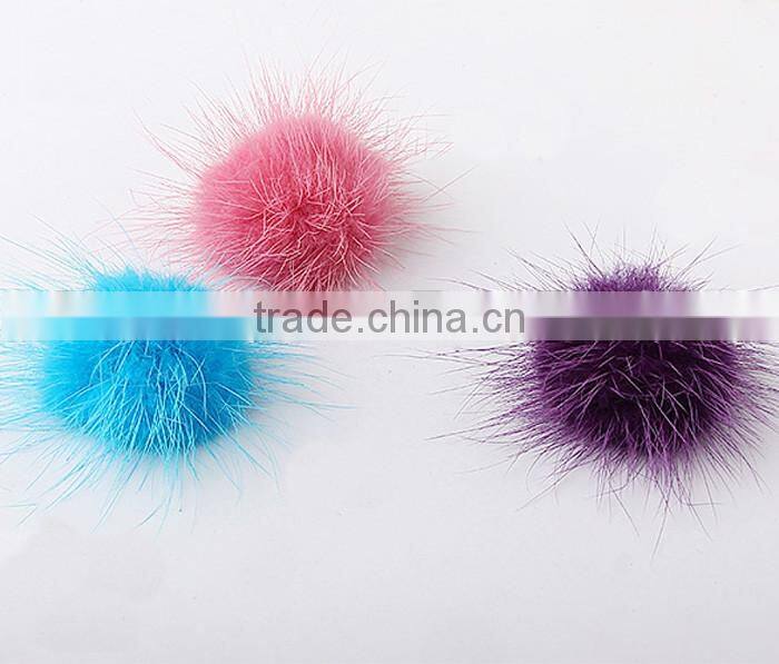 CX-A-07 Mink Fur adornment Real Mink Fur Pom Pom