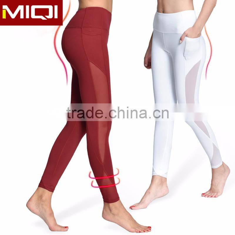 Hot sale yoga pants mesh leggings for high quality yoga pants wholesale