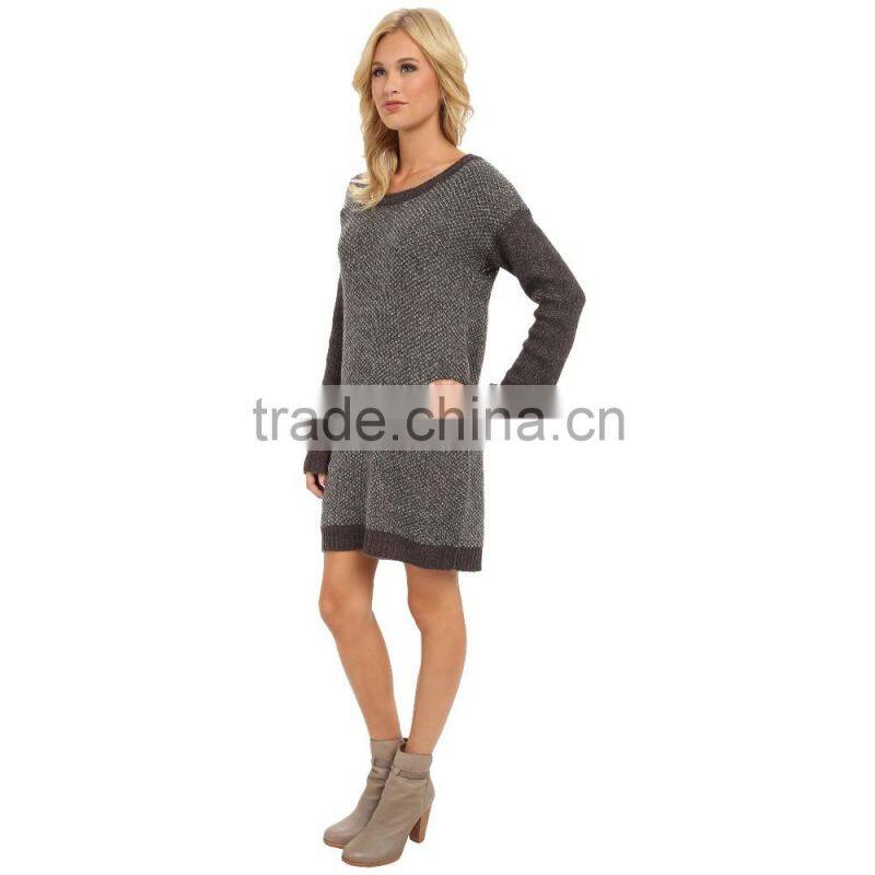 2016 Dress Round Neck Sweater Dress