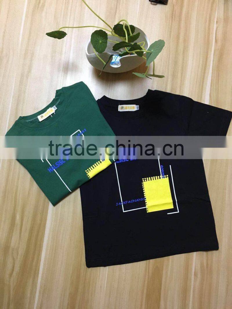 2017 Summer casual baby boy T- shirts Fancy boys holiday beach shirts Kids clothing