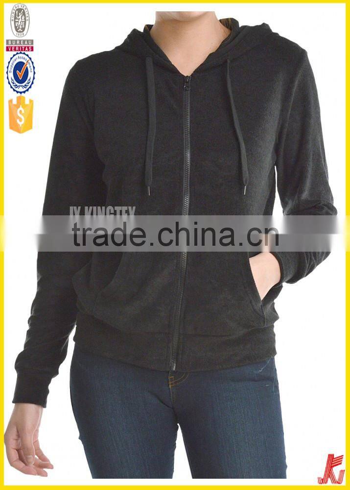 promotion OEM women's high Hoody