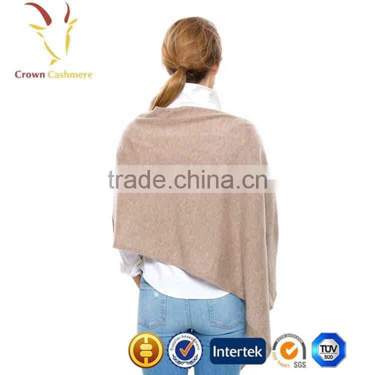 2016 Loose Knit Women Fashion Cashmere Poncho Wrap Pattern Style